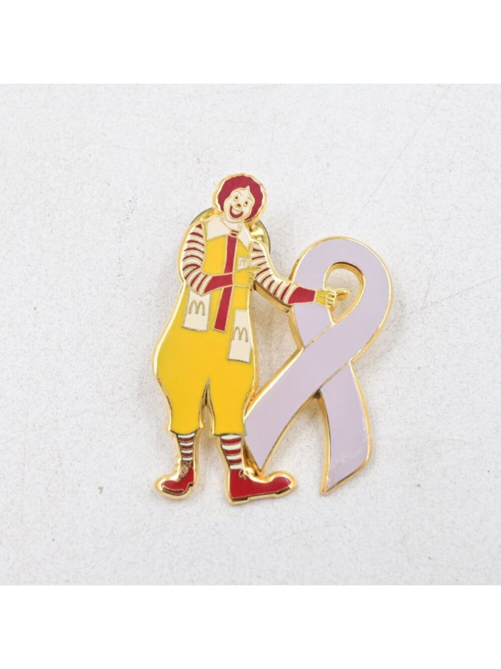 McDonald's Ronald McDonald Purple Ribbon Fantasy Pin